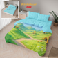 Kintakun Dluxe Bed Cover Set Fitted Digital Printing Ukuran 180 x 200