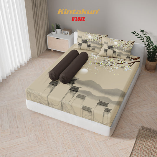 Kintakun Dluxe Sprei Set Fitted Digital Printing Sayya Tinggi 25 cm