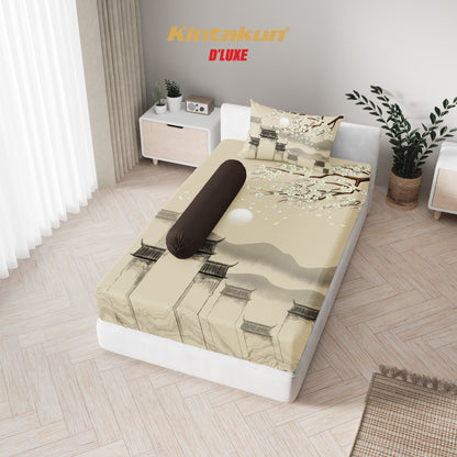 Kintakun Dluxe Sprei Set Fitted Digital Printing Sayya Tinggi 25 cm