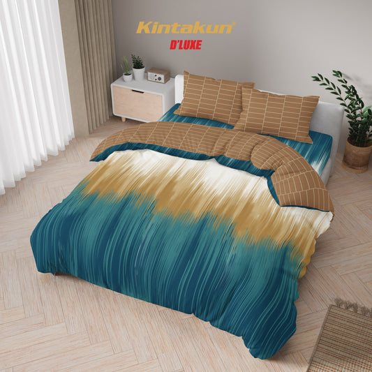 Kintakun Dluxe Bedcover Set Fitted Senia Tinggi 25cm