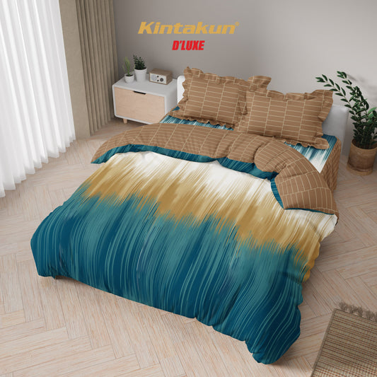 Kintakun Dluxe Bedcover Set Rumbai Senia Tinggi 39cm