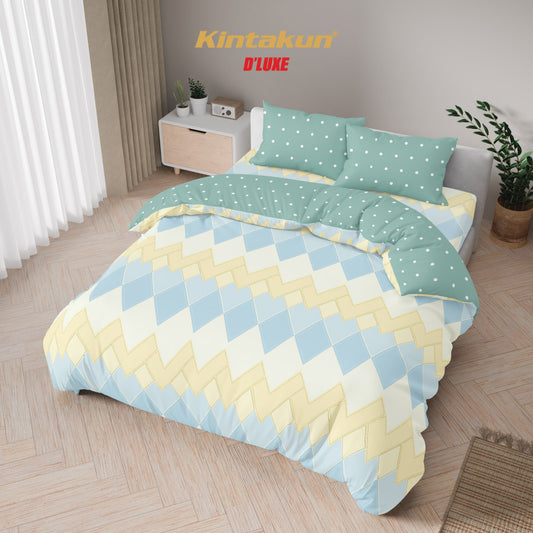 Kintakun Dluxe Bedcover Set Fitted Serina Tinggi 25cm