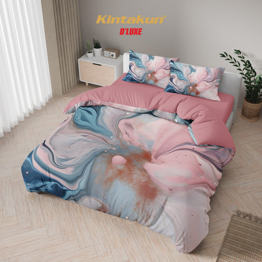 Kintakun Dluxe Bedcover Fitted Slavina Tinggi 25cm