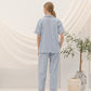 Cottonbee One Set Piyama Katun Wanita Varian Periwinkle