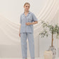Cottonbee One Set Piyama Katun Wanita Varian Periwinkle