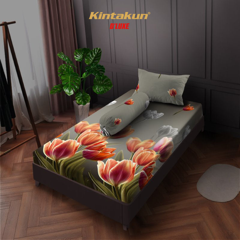 Kintakun DLUXE Sprei Set Fitted Arunika Tinggi 20 cm
