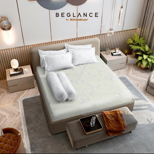 Beglance Bamboo Silk Sprei Fitted 200 x 200 Tinggi 40 cm