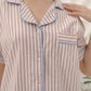 Cottonbee One Set Piyama Katun Wanita Varian Coral Tree
