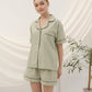 Cottonbee One Set Piyama Katun Wanita Varian Lemon Grass