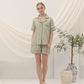Cottonbee One Set Piyama Katun Wanita Varian Lemon Grass