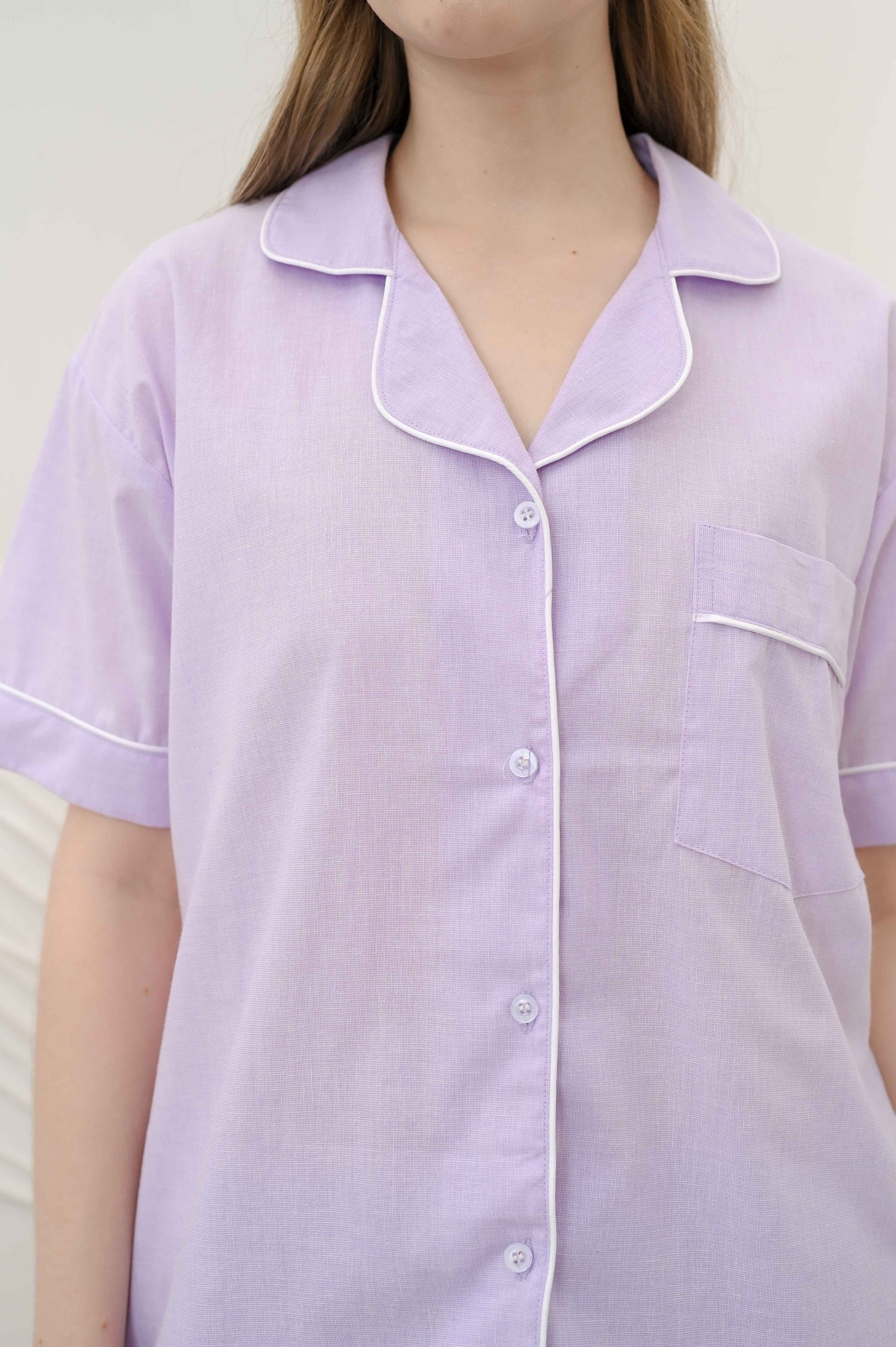 Cottonbee One Set Piyama Katun Wanita Varian Thistle