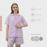 Cottonbee One Set Piyama Katun Wanita Varian Thistle