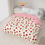 Kintakun Dluxe Comforter Only Motif Strawberry