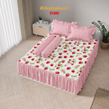 Kintakun Dluxe Sprei Rumbai Strawberry Tinggi 39cm