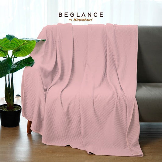 Selimut Polydiamond Beglance 150 x 175 Peachskin