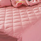 Kintakun DLUXE Sprei Quilt Microtex 160 x 200 Matrass Korea (2in1) Tinggi 30cm Varian Pink Icing
