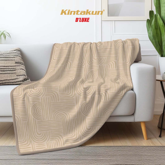 Kintakun Dluxe Selimut Flannel 160 x 200 Motif Takumi