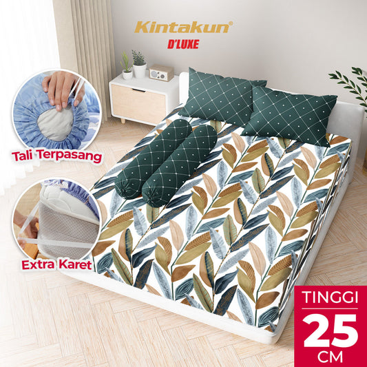 Kintakun Dluxe Sprei Fitted Telania Tinggi 25cm