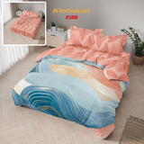 Kintakun Dluxe Bedcover Set Rumbai Digital Print Motif Thalia Tinggi 39 cm