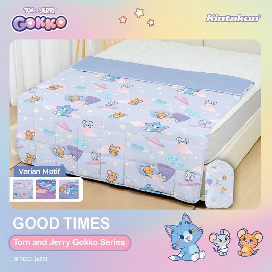 Kintakun Tom And Jerry Gokko Series Travel Blanket 150 x 200 Dluxe Microfiber Good Times