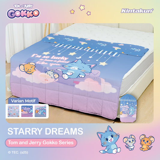 Kintakun Tom And Jerry Gokko Series Travel Blanket 150 x 200 Starry Dreams