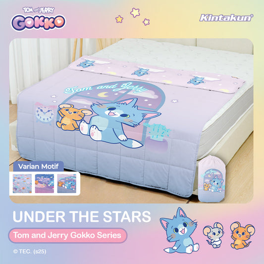 Kintakun Tom And Jerry Gokko Series Travel Blanket 150 x 200 Under the Stars