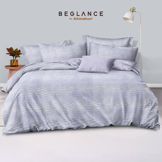 Beglance Tencel Duvet Cover Set Fitted Tundra Tinggi 40 cm