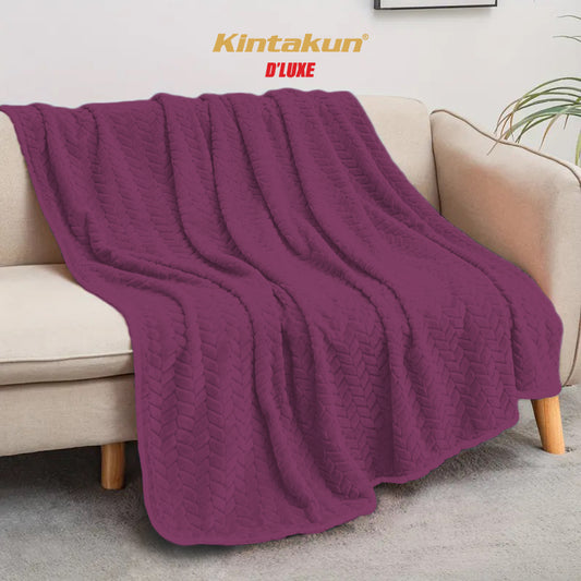 Kintakun Selimut Luxury Lembut & Mewah 160 x 200 cm Twilight Lavender