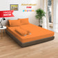 Kintakun DLUXE Sprei Set Fitted Polos Tangerine Tinggi 30 cm
