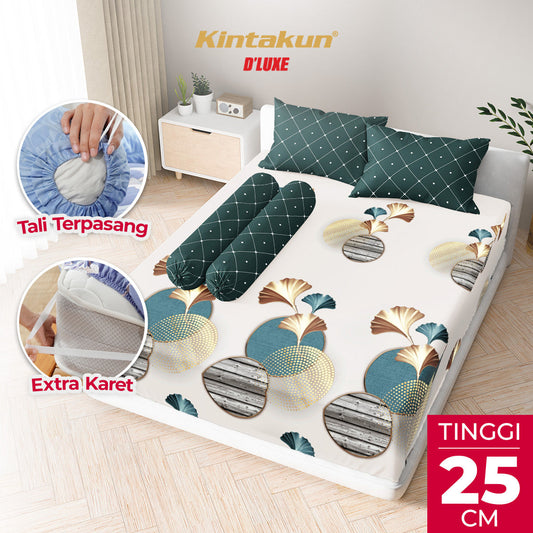 Kintakun Dluxe Sprei Fitted Ulya Tinggi 25cm