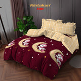Kintakun DLUXE Bedcover Set Rumbai Unicorn Tinggi 39 cm