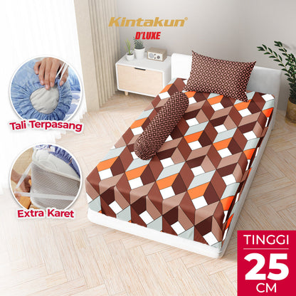 Kintakun Dluxe Sprei Fitted Valeska Tinggi 25cm