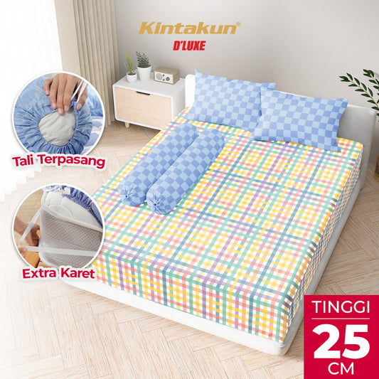 Kintakun Dluxe Sprei Fitted Vina Tinggi 25cm