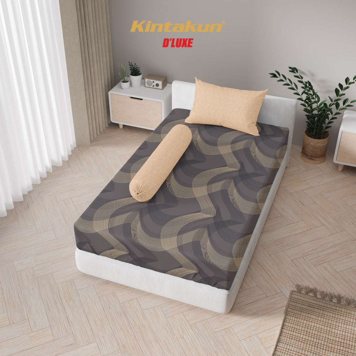 Kintakun Dluxe Sprei Fitted Willy Tinggi 25cm