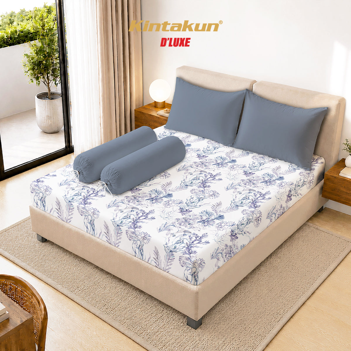 Kintakun Dluxe Sprei Fitted Winona Tinggi 30cm