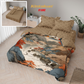 Kintakun Dluxe Bedcover Set Rumbai Digital Print Tinggi 39 cm Varian Motif