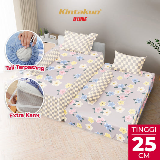 Kintakun Dluxe Sprei Duo 2in1 Yoram Tinggi 25cm