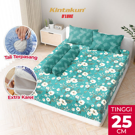 Kintakun Dluxe Sprei Fitted Zahara Tinggi 25cm