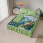 Kintakun Dluxe Sprei Set Rumbai Digital Printing Ukuran 180 x 200 Varian Motif