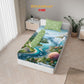 Kintakun Dluxe Sprei Set Fitted Digital Printing Motif Zalera Tinggi 25 cm