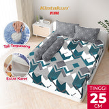 Kintakun Dluxe Sprei Fitted Zelinda Tinggi 25cm