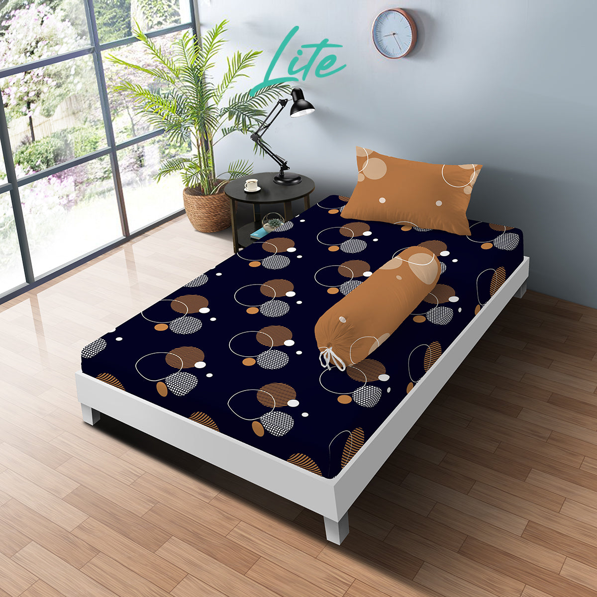 Kintakun Lite Sprei Set Fitted Zenovia Tinggi 20cm