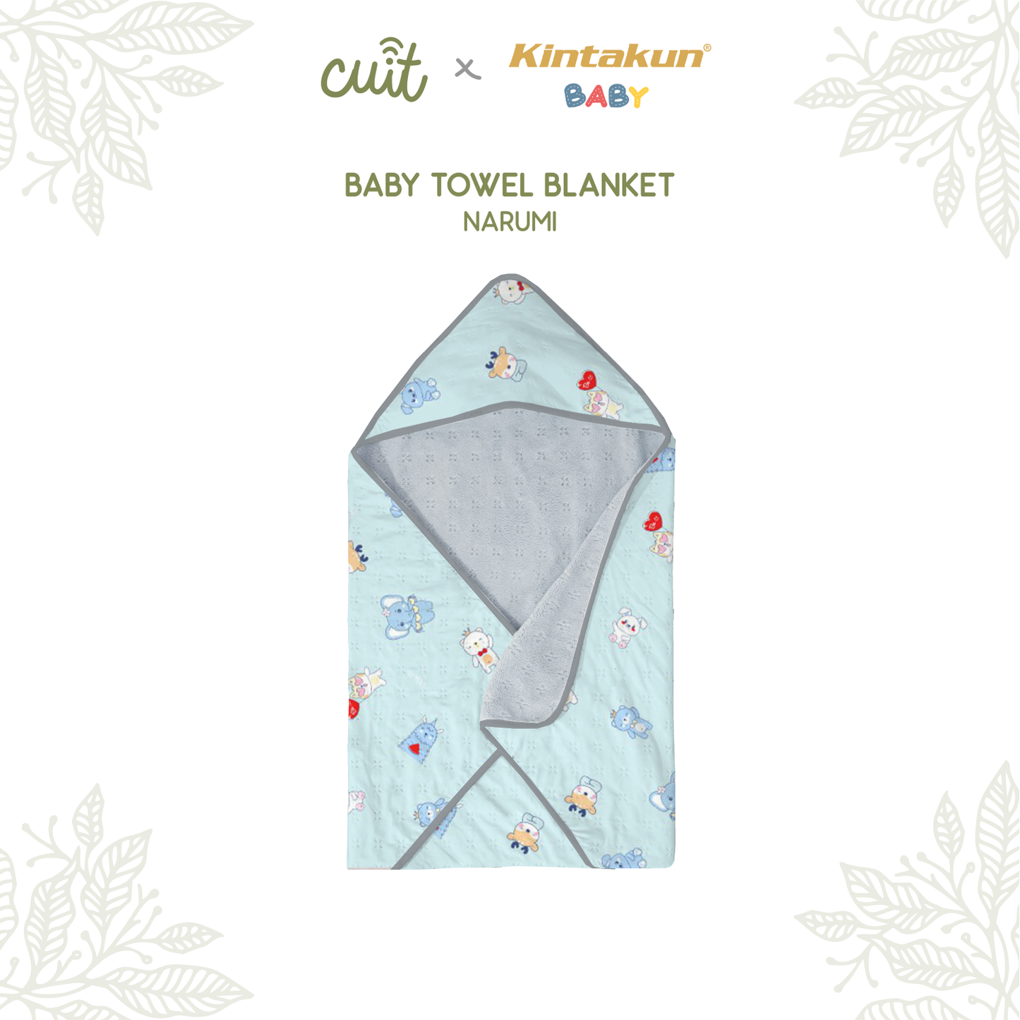 Baby Towel Blanket Handuk Selimut 70 x 70 cm