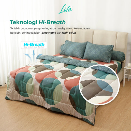 Kintakun Lite Sprei Set Fitted Aruna Tinggi 20cm