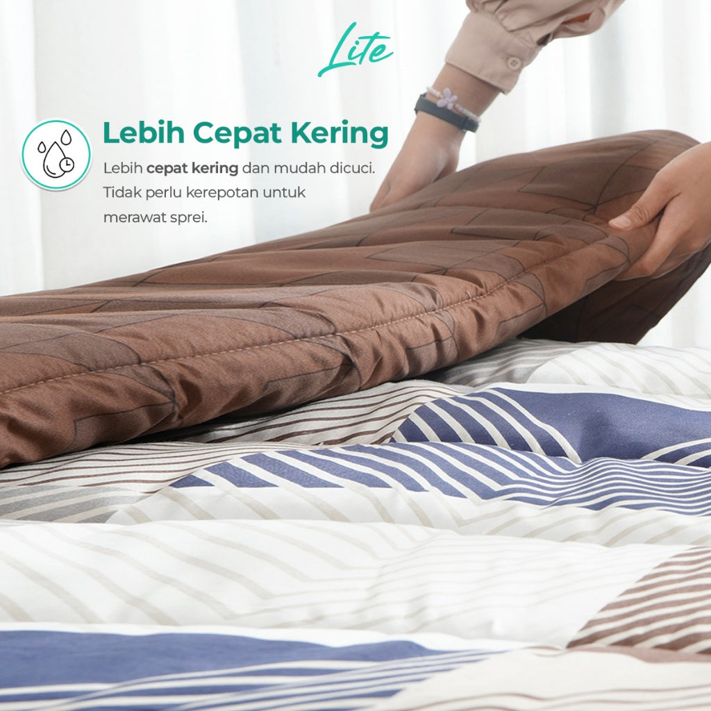 Kintakun Lite Bedcover Fitted Adrian Tinggi 20cm