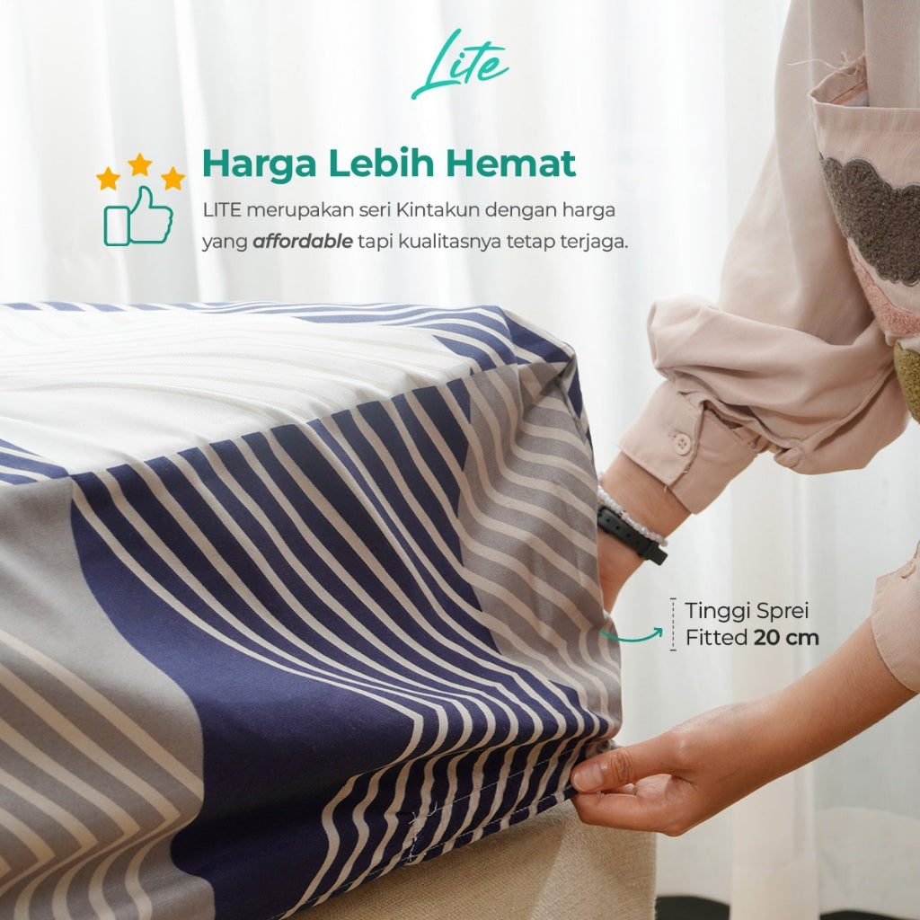Kintakun Lite Bedcover Fitted Adrian Tinggi 20cm